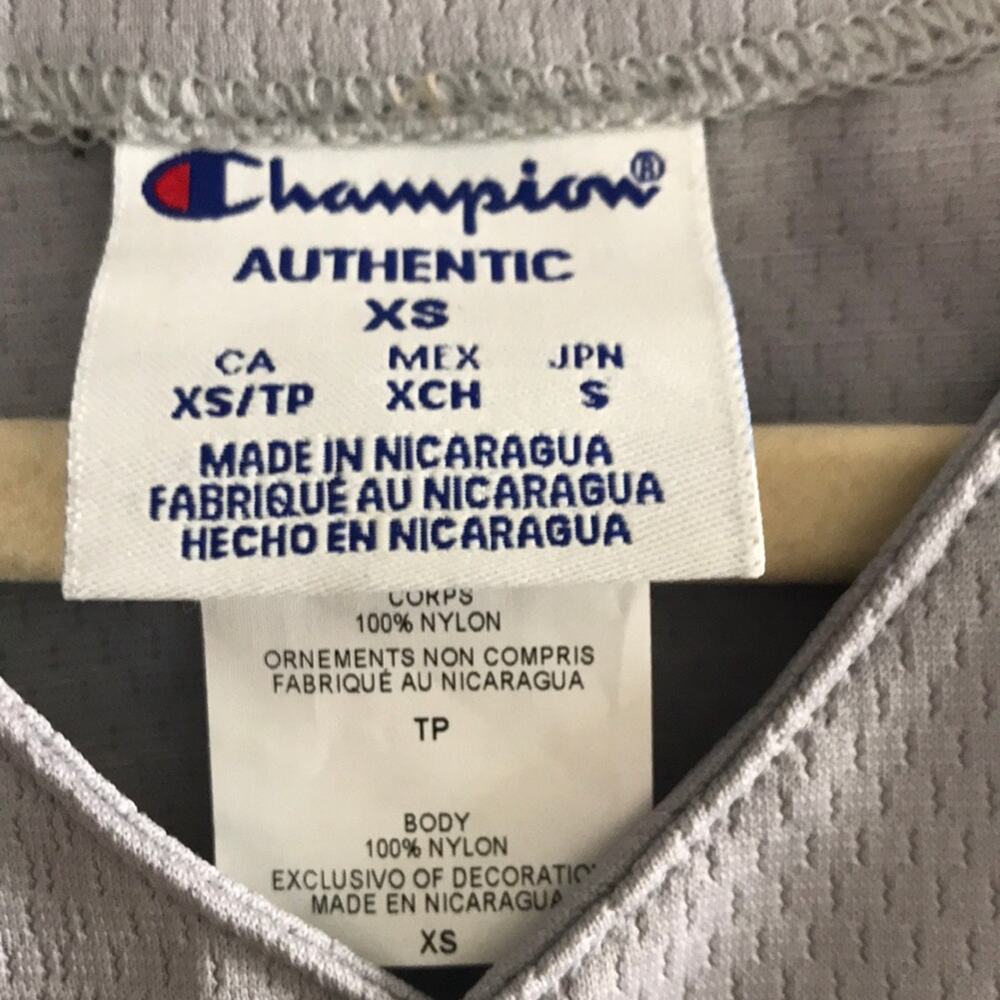 Champion Softball Jersey Mesh Grey XS - Picture 7 of 8